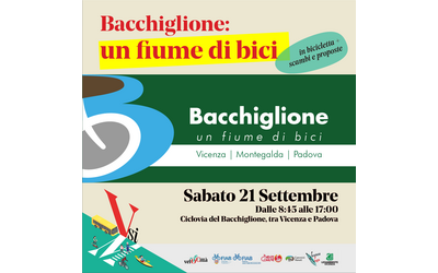 Immagine: Bacchiglione, un fiume di bici