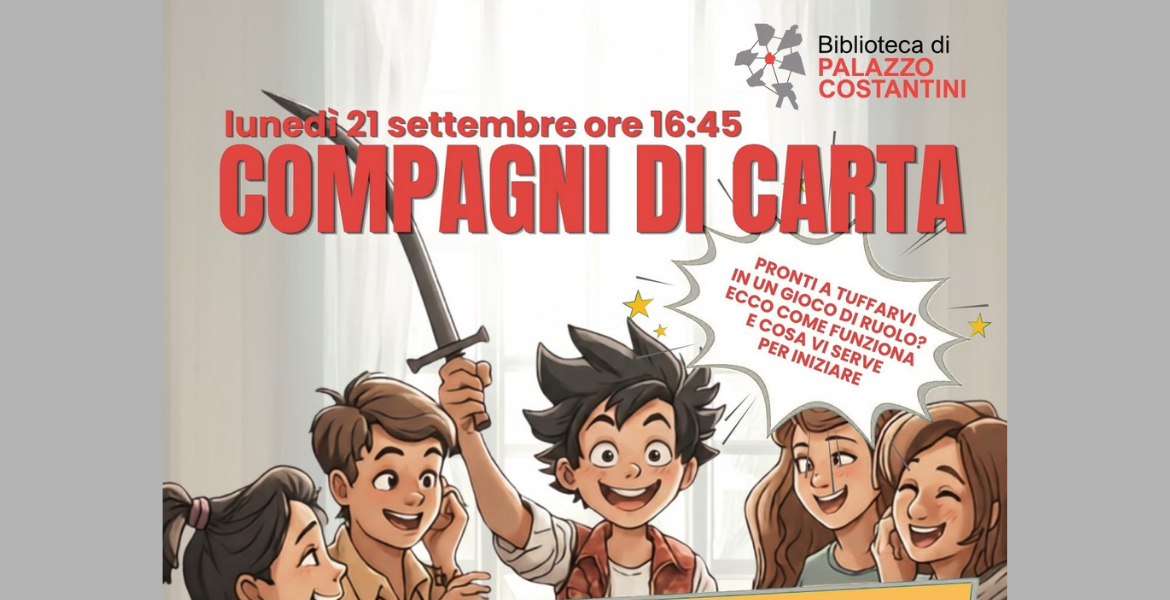 Immagine: compagni di carta