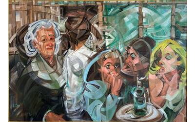 Immagine: dipinto "Le pettegole" di Sonia Zuin 