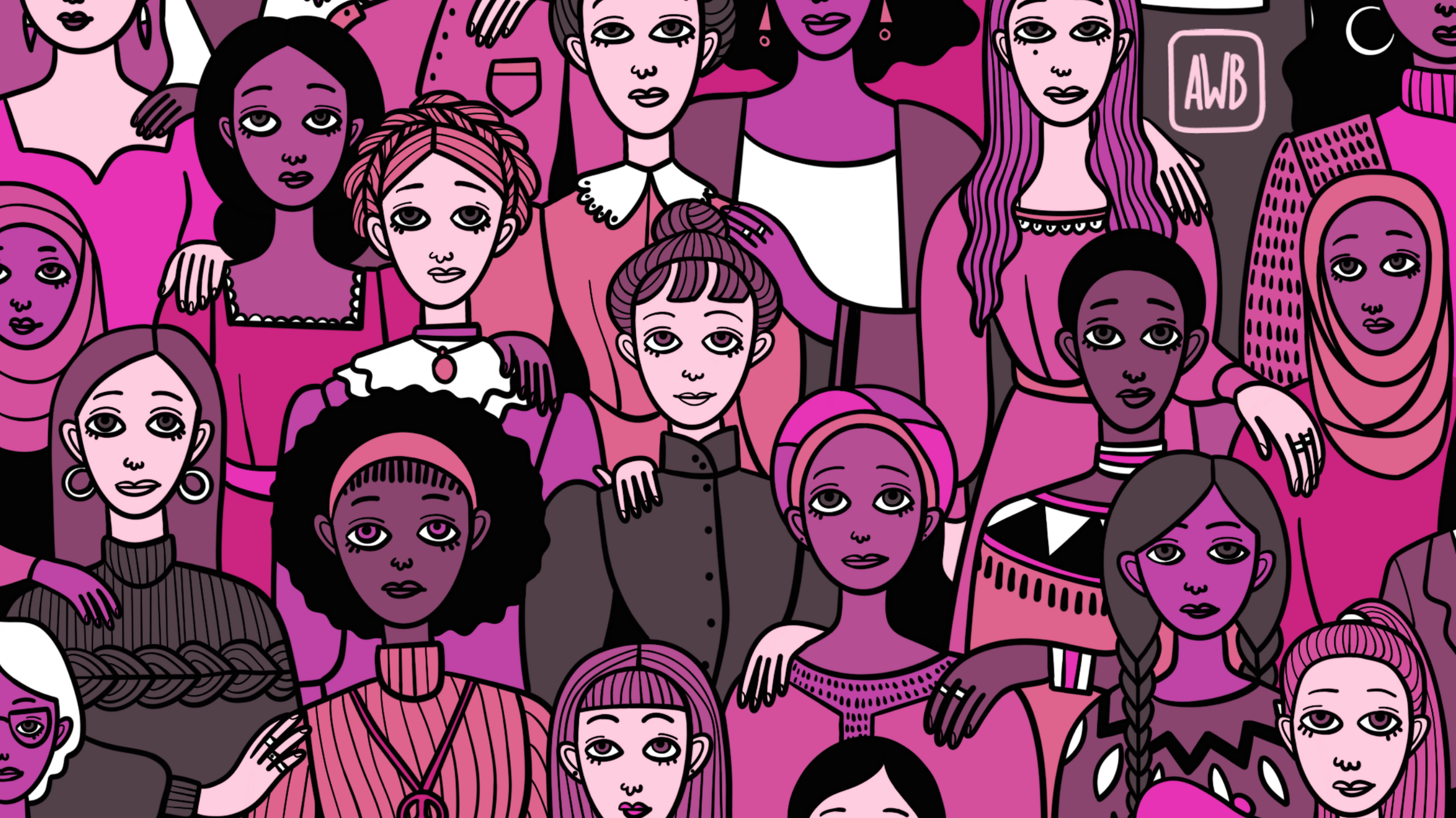 Immagine: donne luci di rinascita