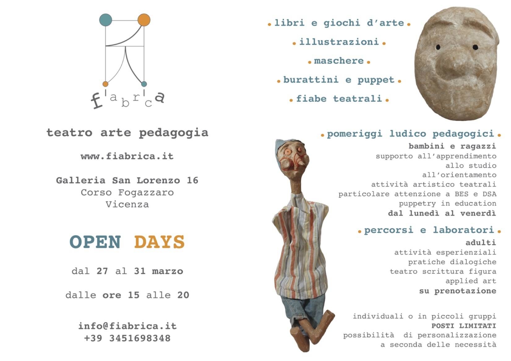Immagine: fiabrica OPEN DAYS