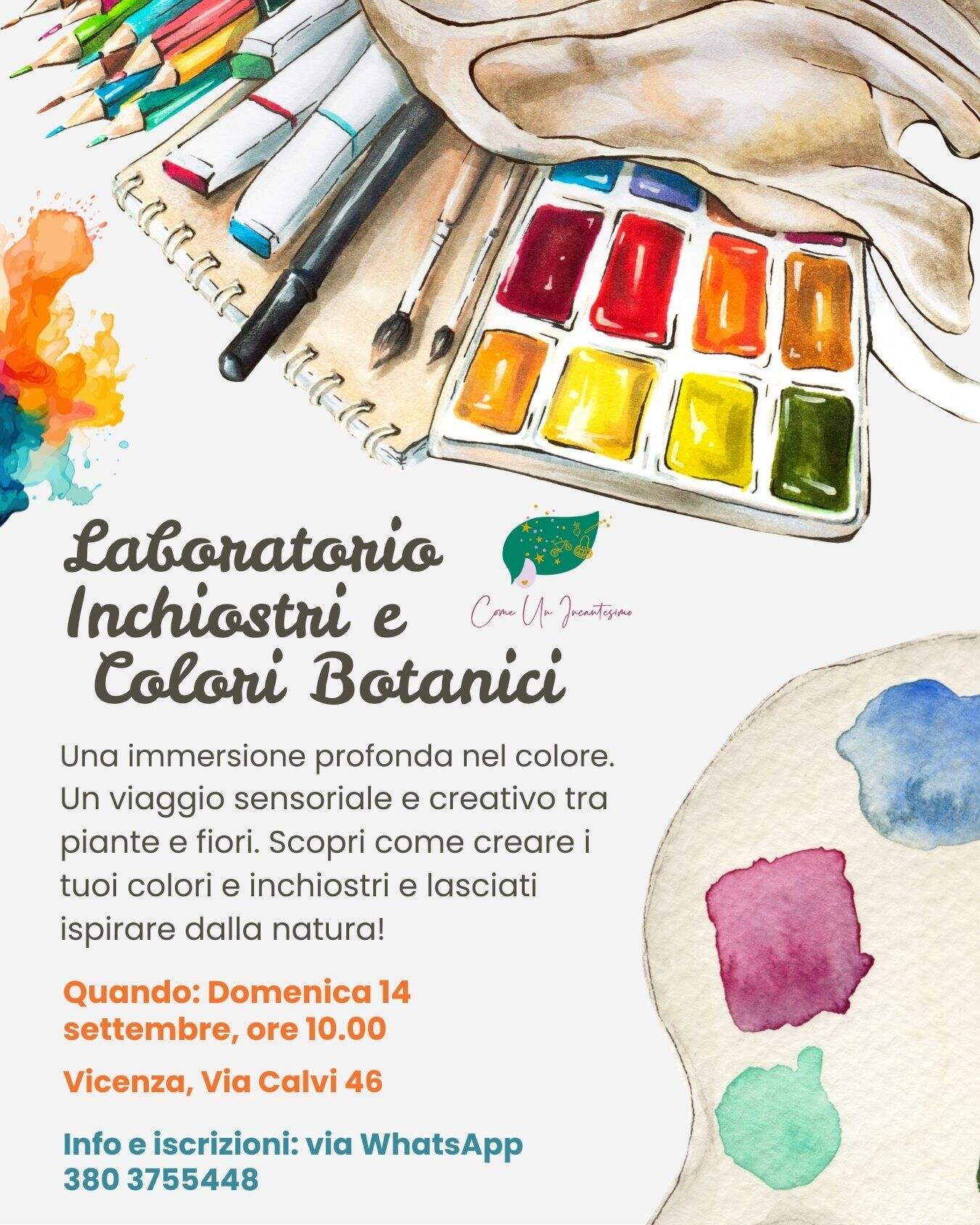 Immagine: Laboratorio Inchiostri e Colori Botanici 