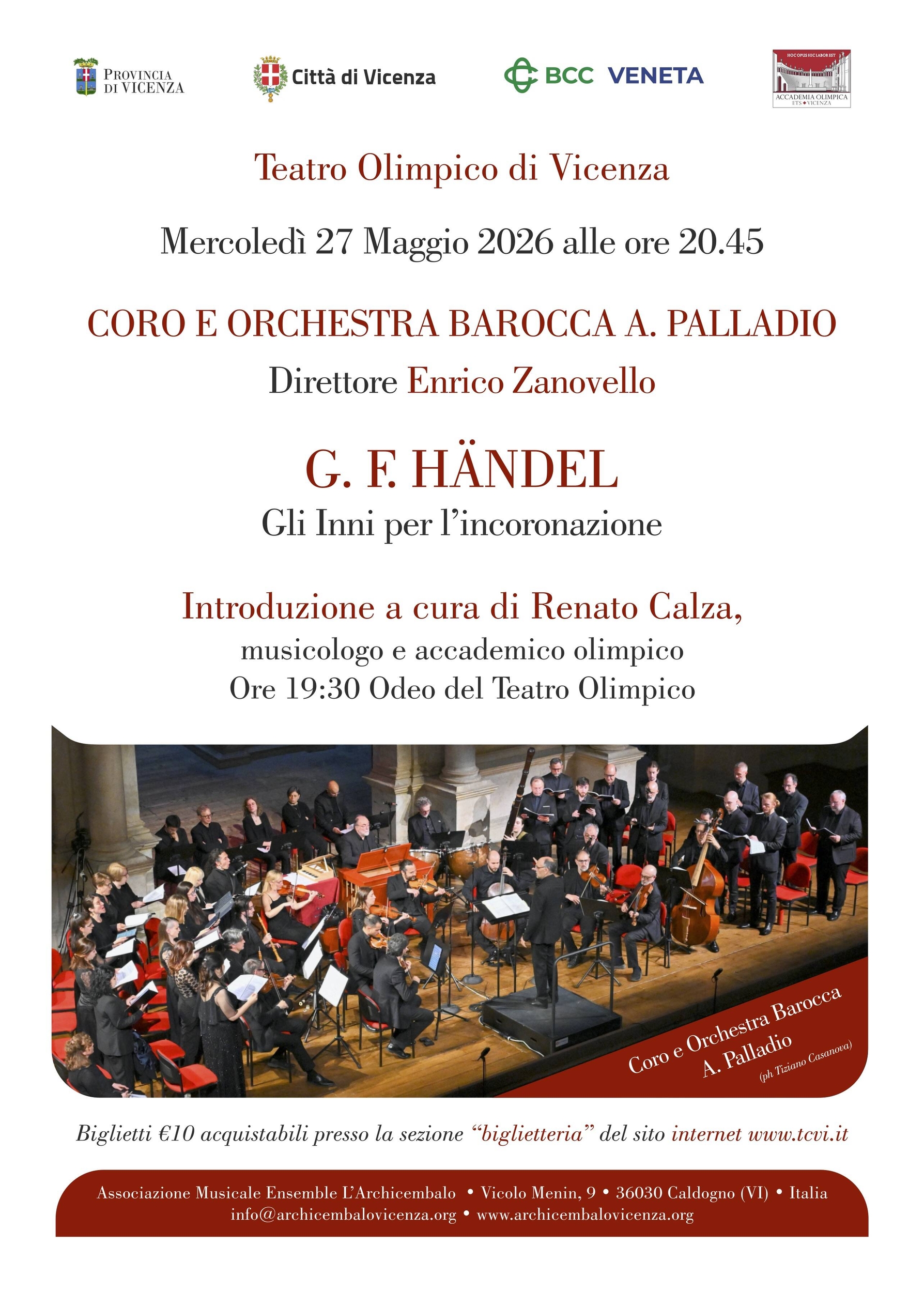 Immagine: Locandina concerto 27 maggio