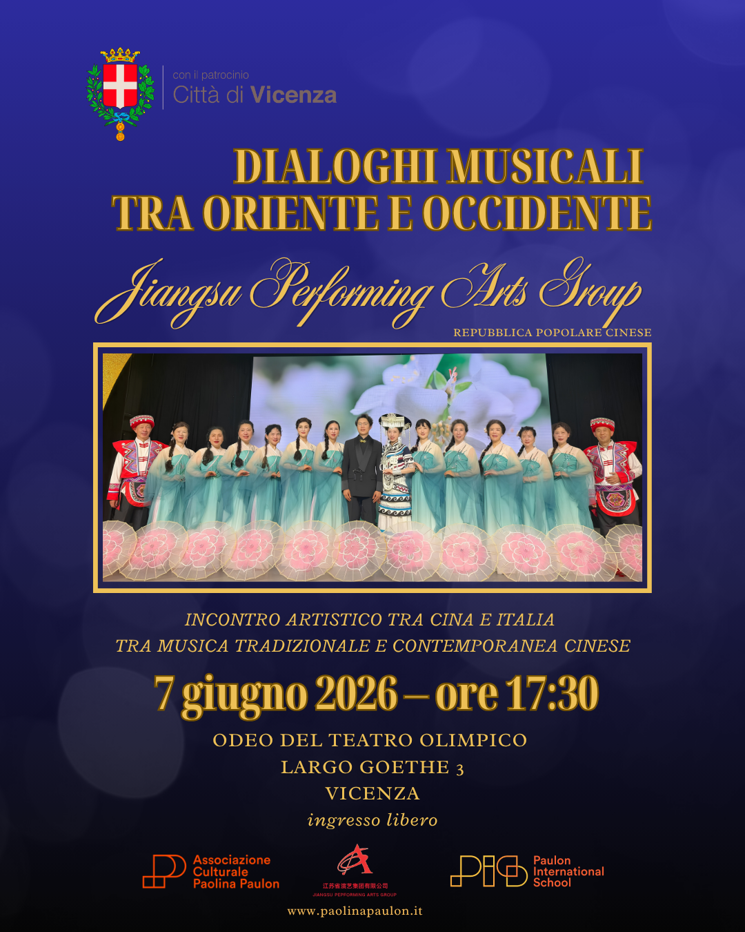 Immagine: Locandina Concerto Jiangsu Performing Arts Group
