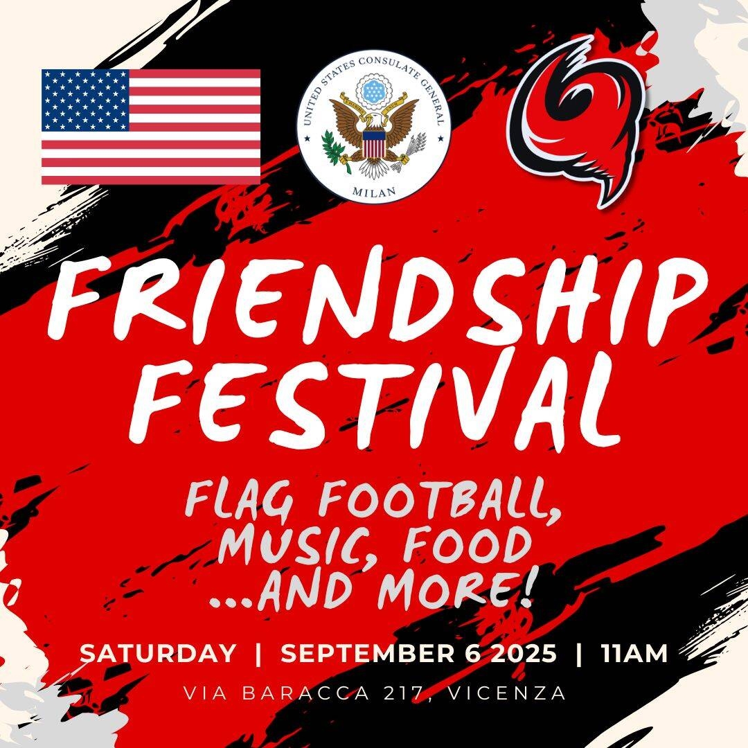 Immagine: Locandina Hurricanes Vicenza X Friendship Festival