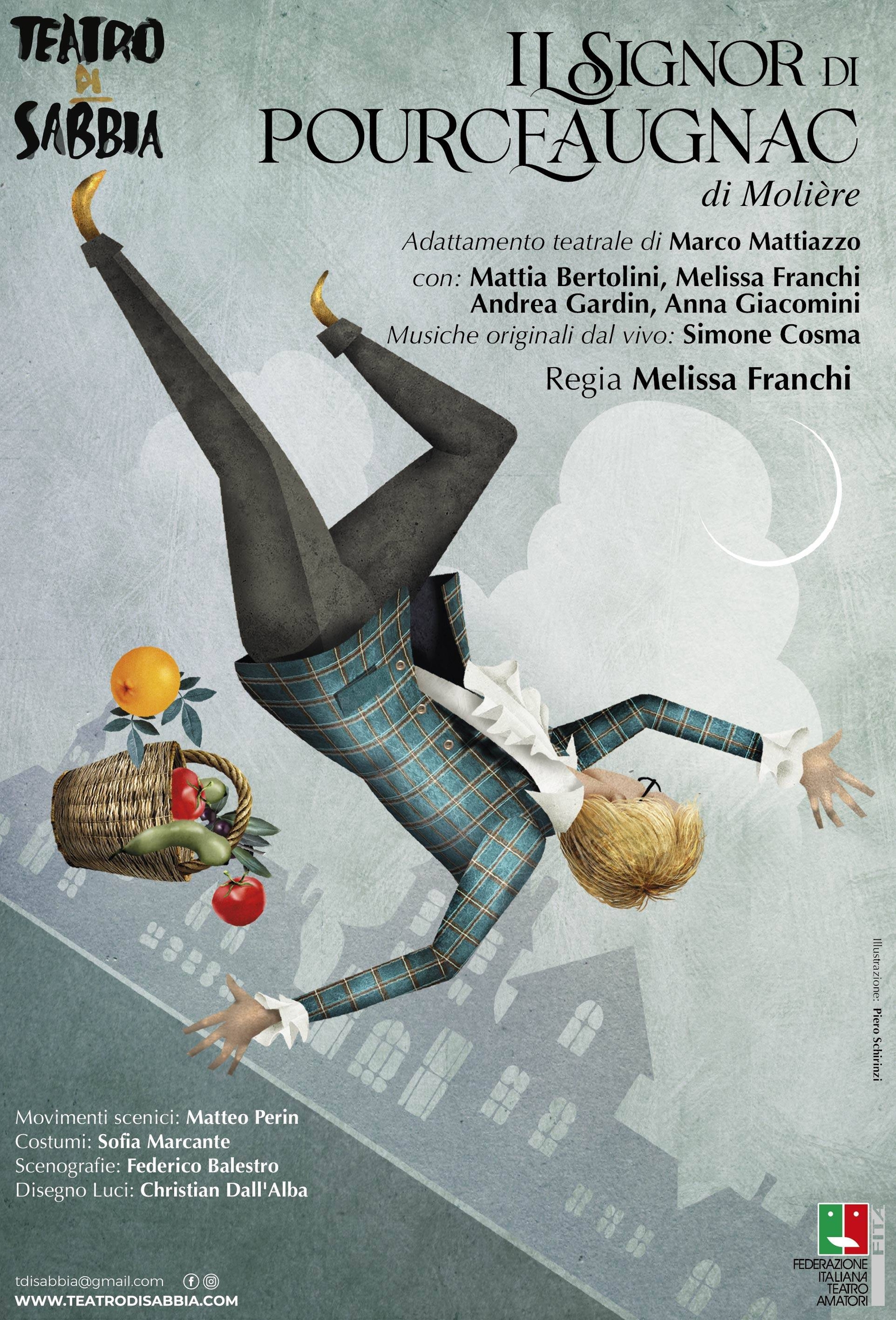 Immagine: Locandina il signor de Pourceaugnac