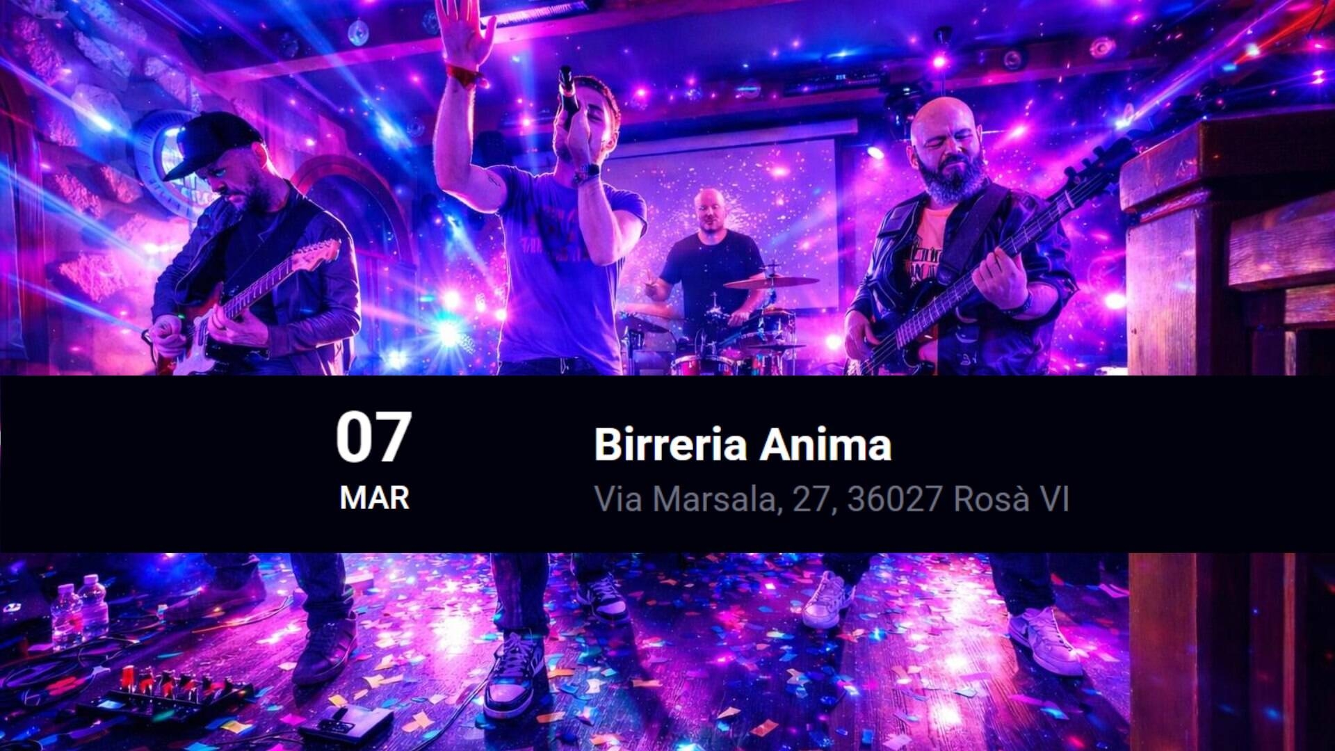 locandina tribute band coldplay