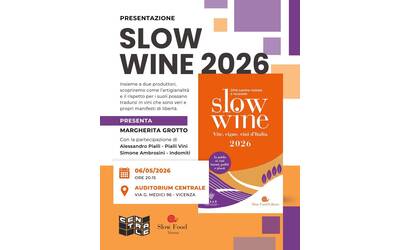 Locandina presentazione giuda Slow Wine alla Centrale