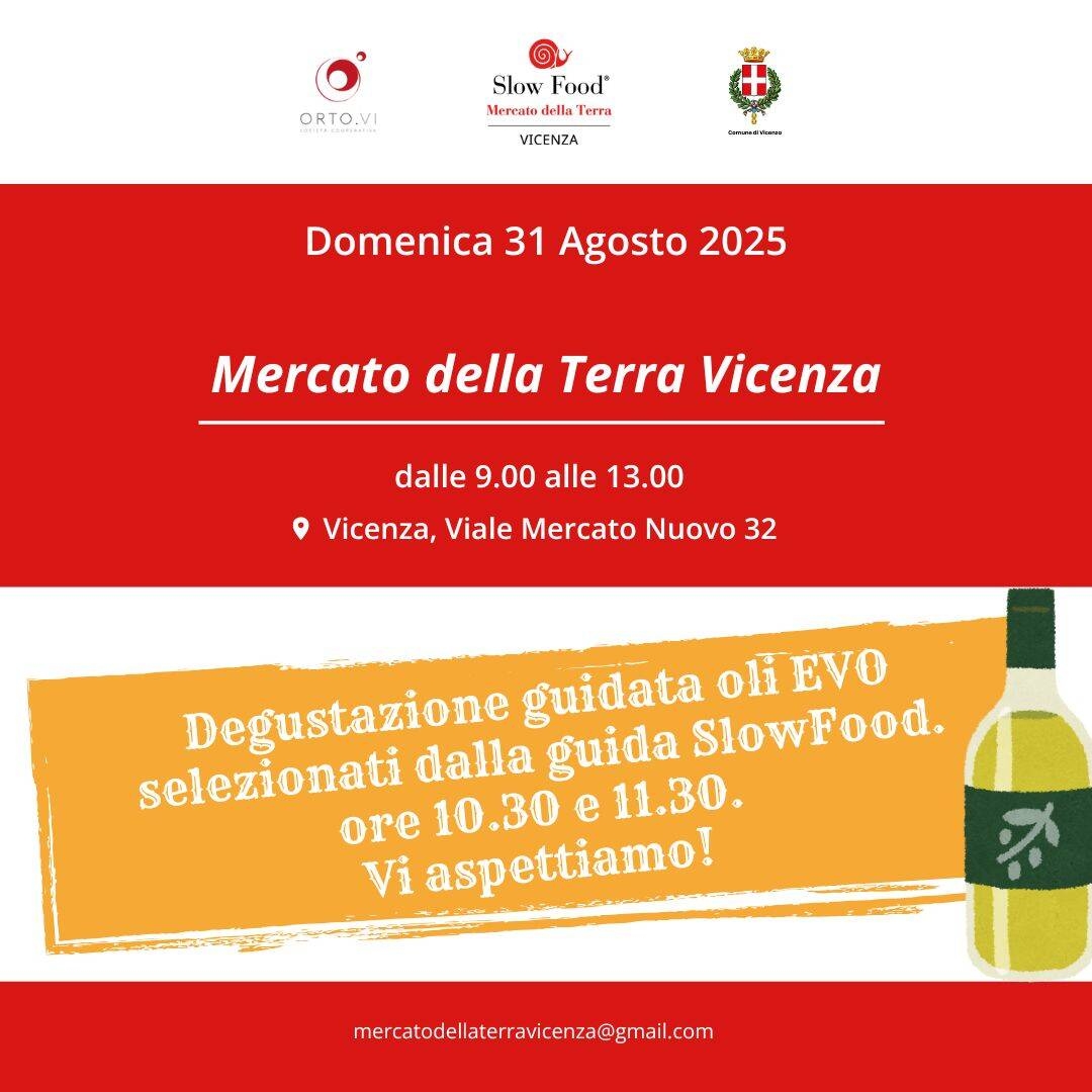 Immagine: Mercato della Terra Vicenza Agosto