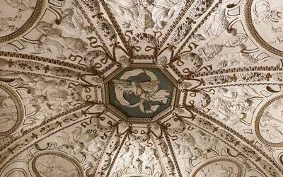 Immagine: Palazzo Thiene, particolare di un soffitto