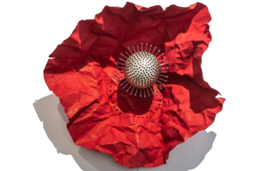 Immagine: "Papavero" opera installativa di Christian Manuel Zanon