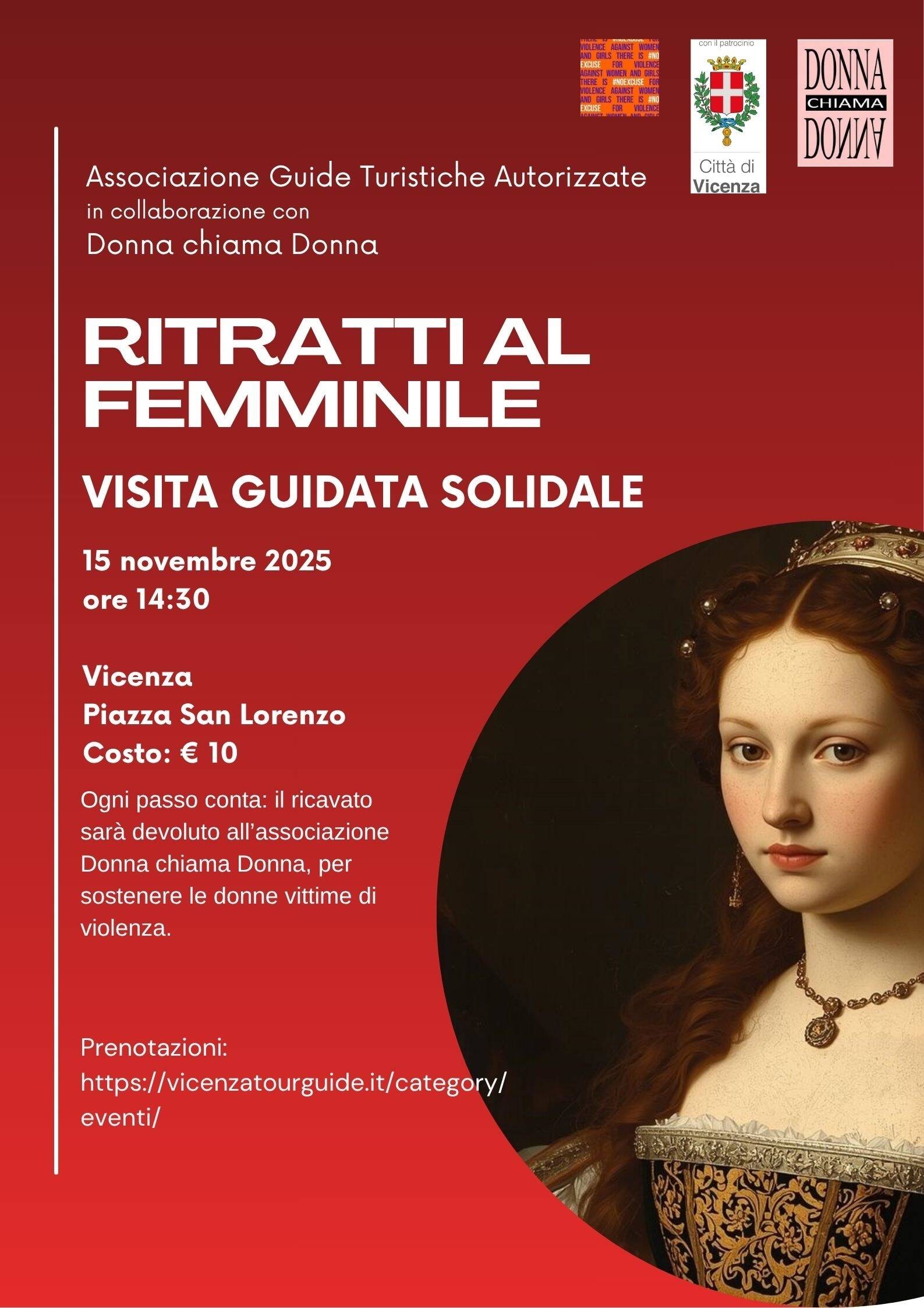 Locandina visita guidata solidale