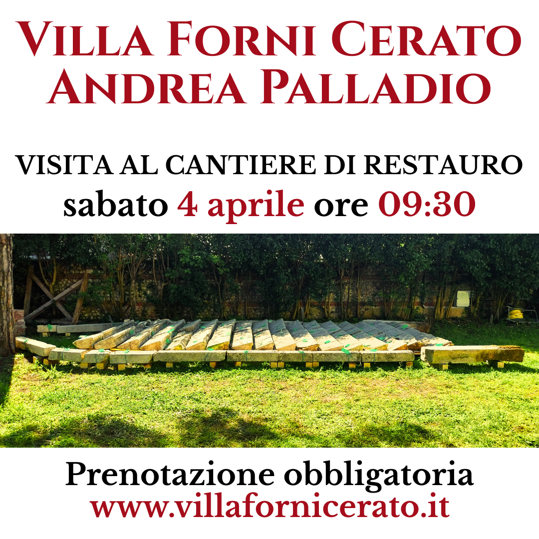 Immagine: Visita al cantiere di restauro di Villa Forni Cerato