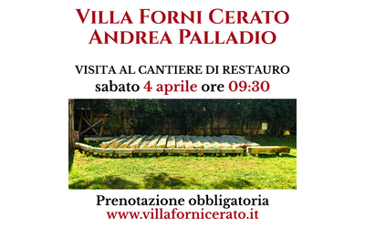 Immagine: Visita al cantiere di restauro di Villa Forni Cerato