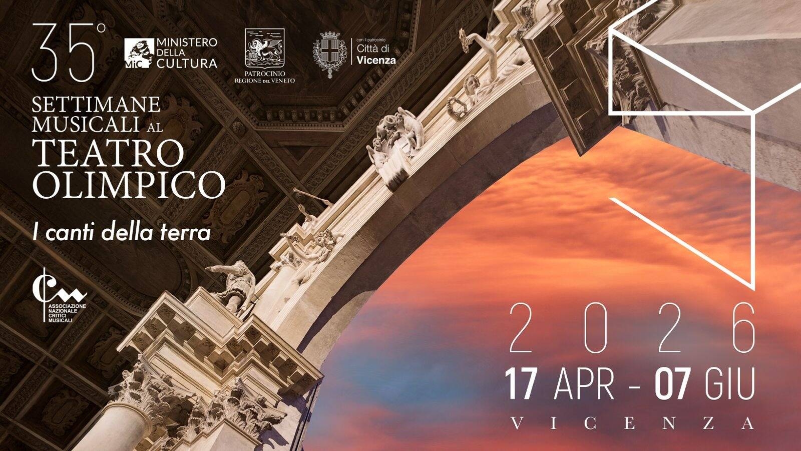 Immagine: XXXV Settimane Musicali al Teatro Olimpico